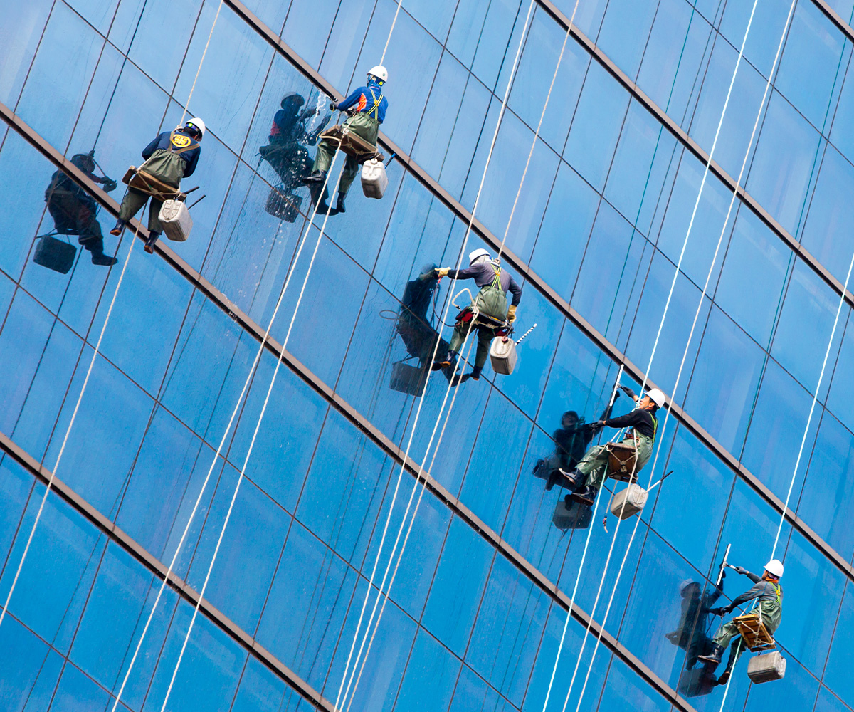 Glass Facade Cleaning